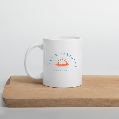 Sunset Logo Custom Lake Mug