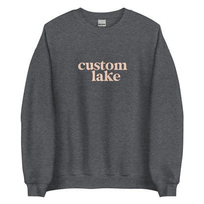 Original Logo Customized Lake Unisex Sweatshirt