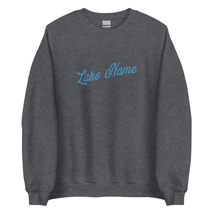 Signature Logo Custom Lake Unisex Sweatshirt