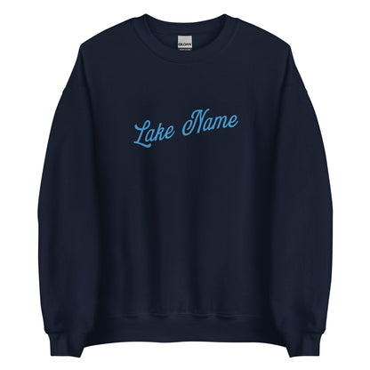 Signature Logo Custom Lake Unisex Sweatshirt