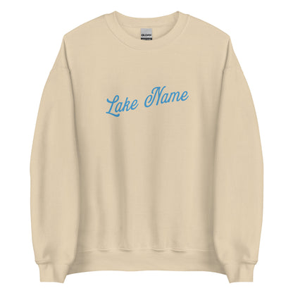 Signature Logo Custom Lake Unisex Sweatshirt