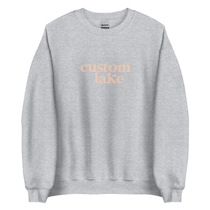 Original Logo Customized Lake Unisex Sweatshirt