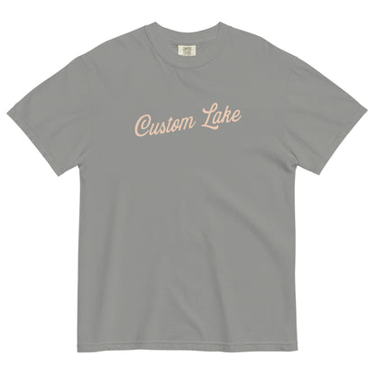 Signature Logo Custom Lake Unisex Garment-dyed T-shirt