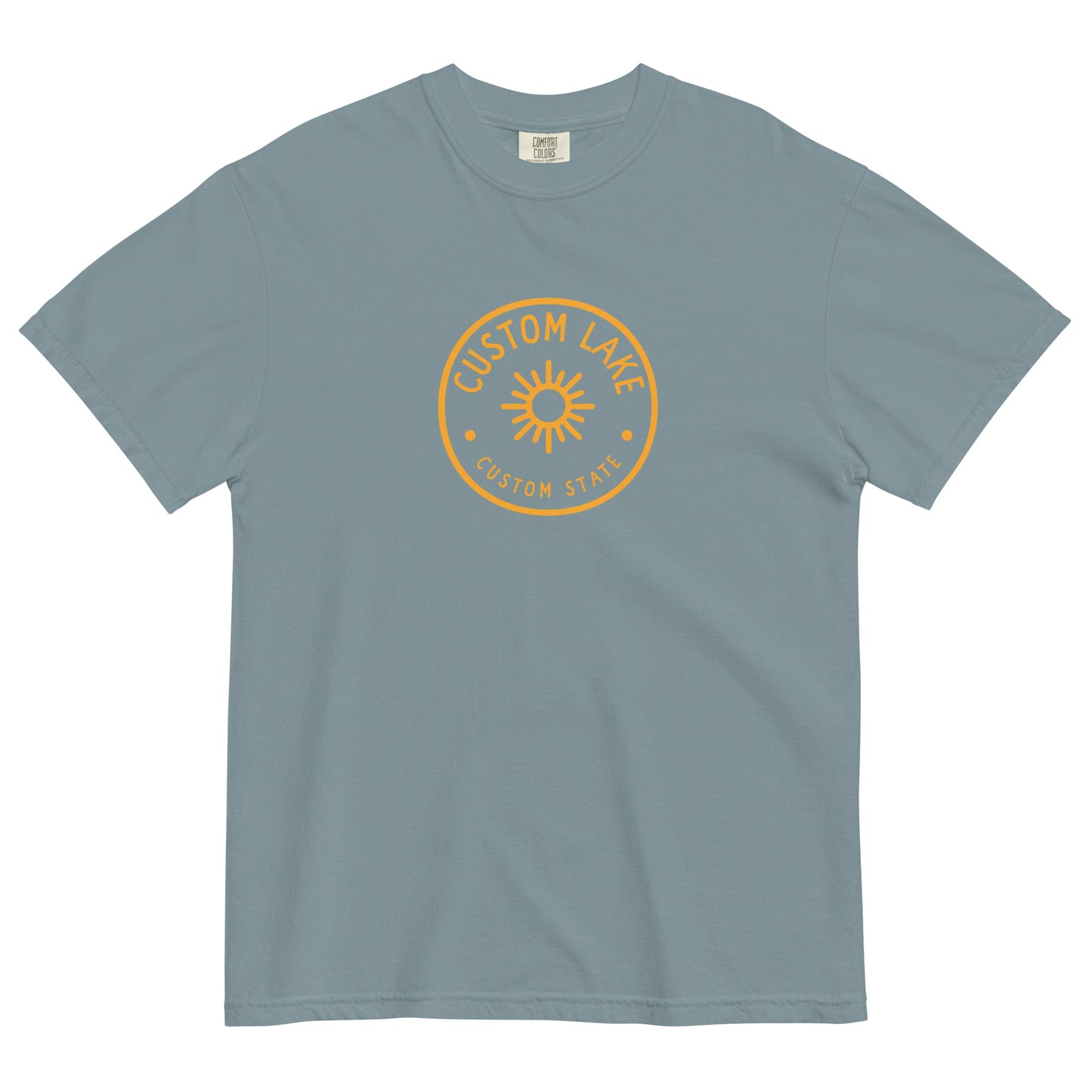 Sunny Logo Custom Lake Unisex Garment-dyed T-Shirt