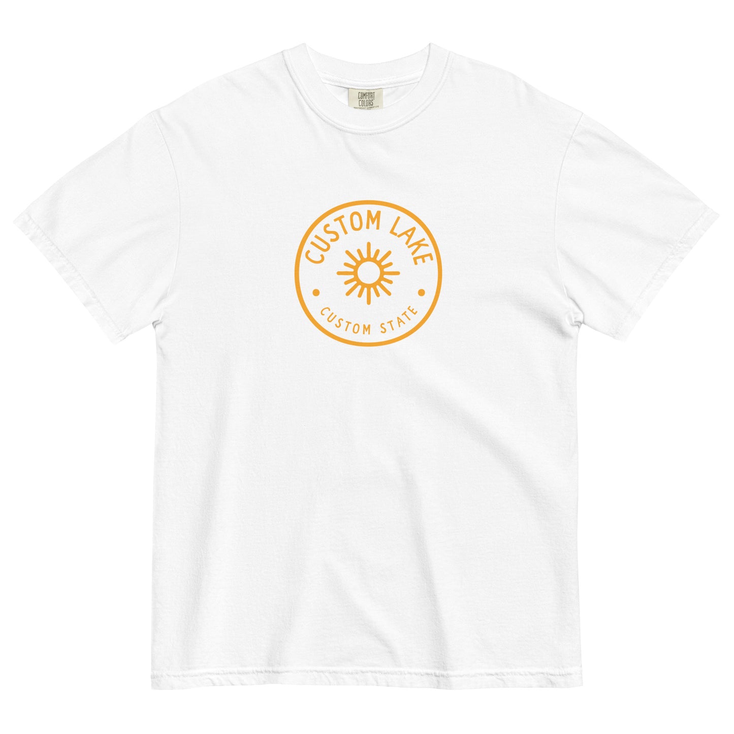 Sunny Logo Custom Lake Unisex Garment-dyed T-Shirt