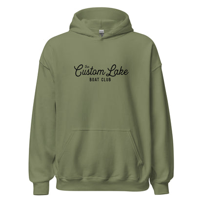Boat Club Logo Custom Lake Unisex Hoodie