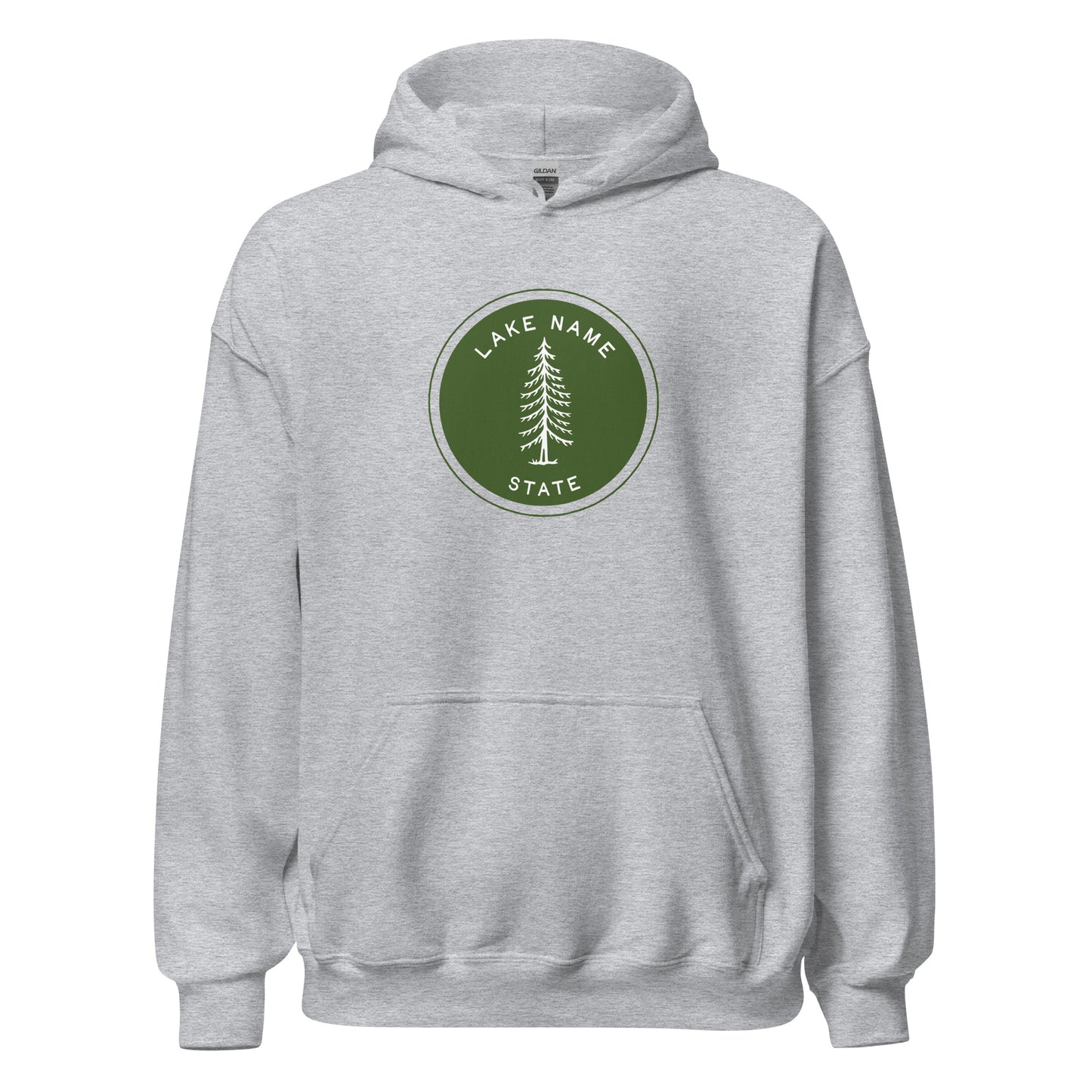 Tall Tree Lake Logo Custom Hoodie