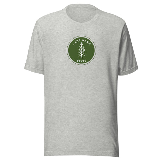 Tall Tree Custom Lake Logo Lightweight Unisex t-shirt