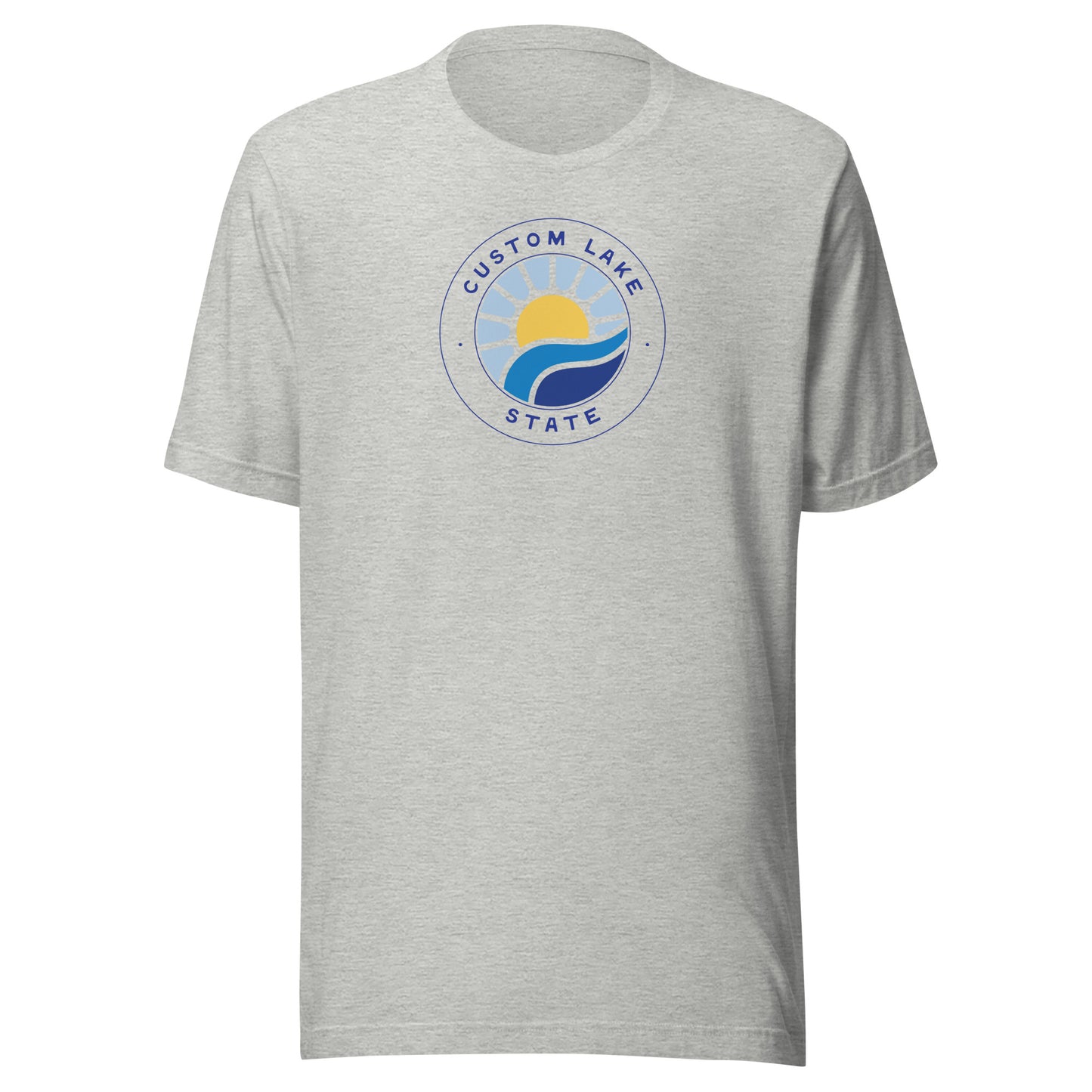 Waves Custom Lake Logo Lightweight T-shirt