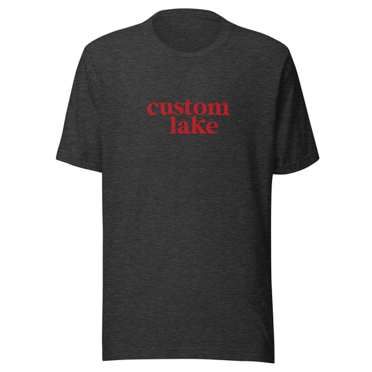 Original Logo Customized Lake Lightweight Unisex t-shirt