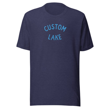 Classic Arch Custom Lake Logo Lightweight Unisex T-shirt