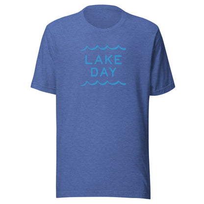 Lake Day Waves Logo Lightweight T-Shirt