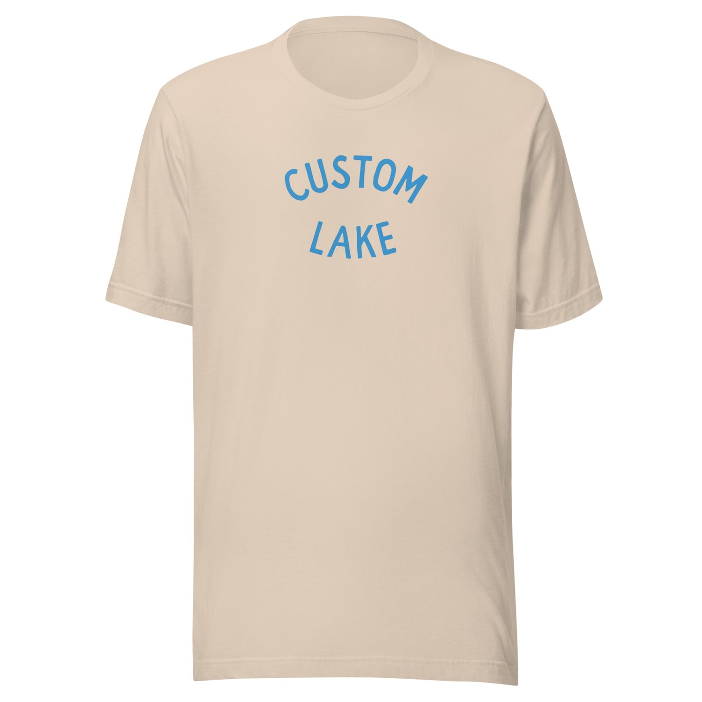 Classic Arch Custom Lake Logo Lightweight Unisex T-shirt