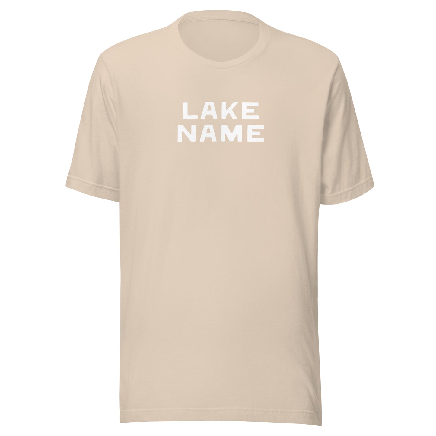 Camp Logo Custom Lake Unisex T-shirt