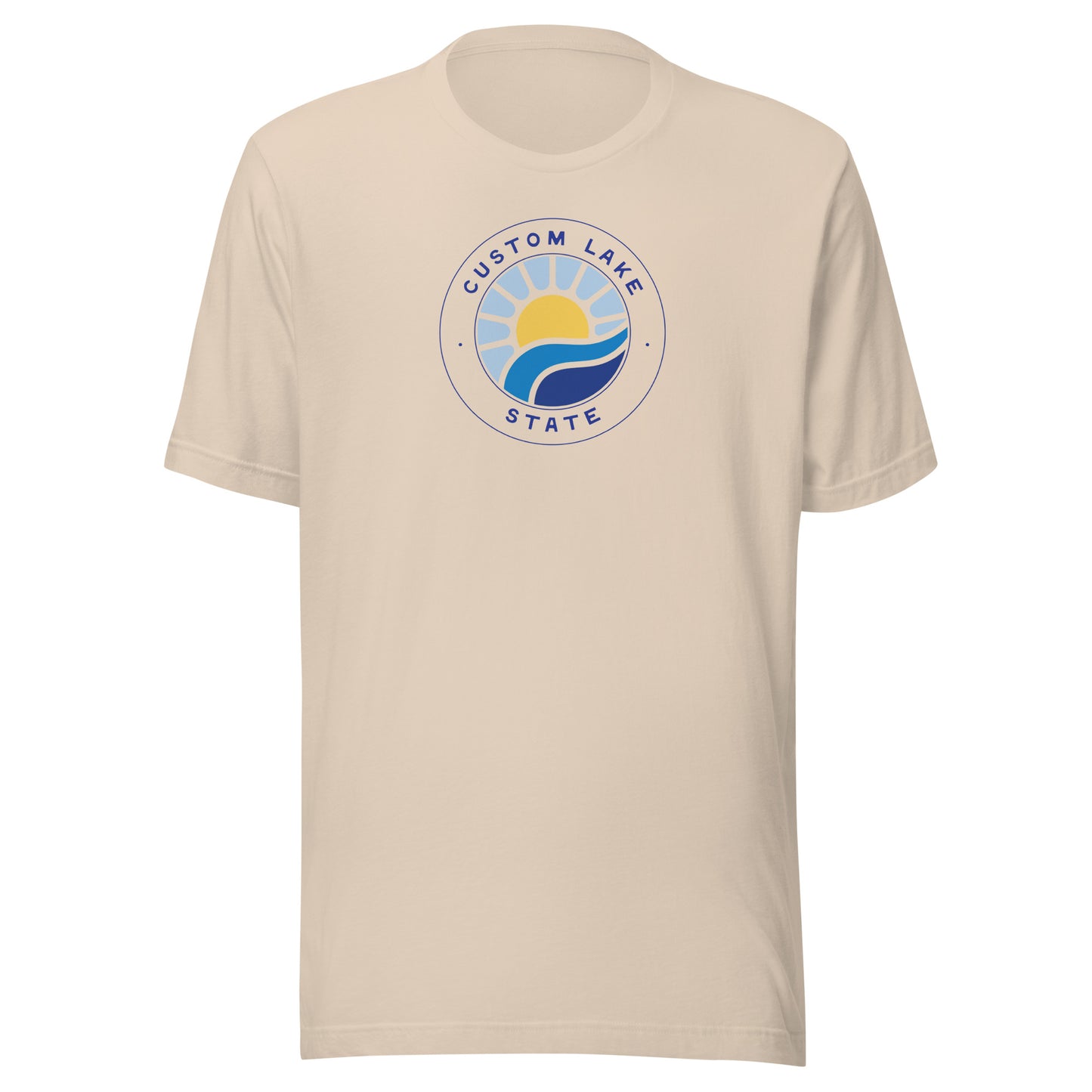 Waves Custom Lake Logo Lightweight T-shirt