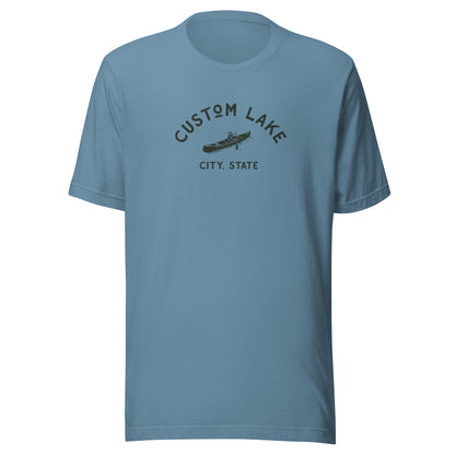 Canoe Logo Custom Lake Lightweight T-shirt