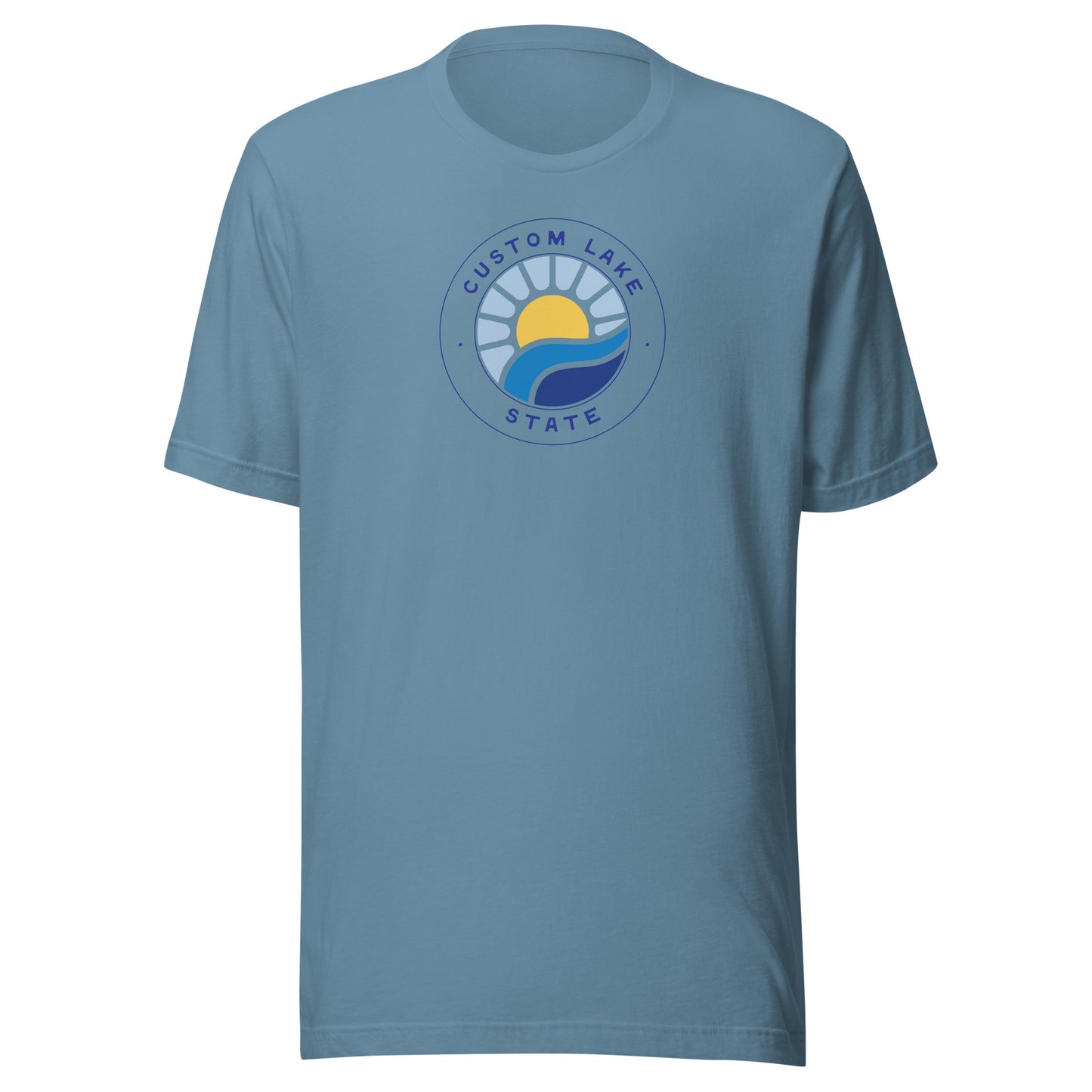 Waves Custom Lake Logo Lightweight T-shirt