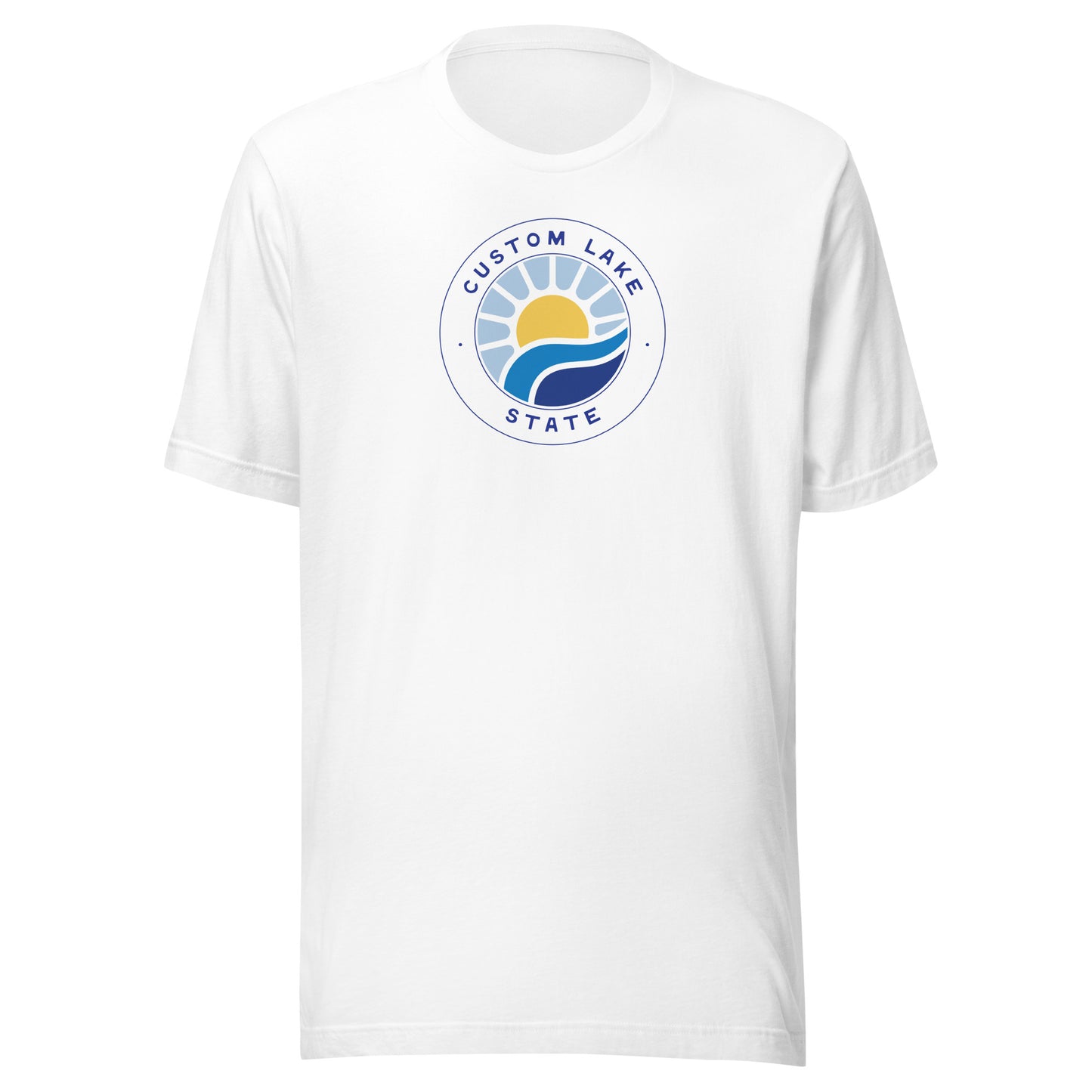 Waves Custom Lake Logo Lightweight T-shirt