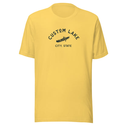 Canoe Logo Custom Lake Lightweight T-shirt