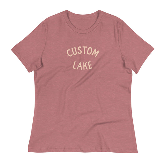 Classic Arch Logo Custom Lake T-Shirt Women's