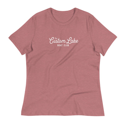 Boat Club Logo Custom Lake Women's T-Shirt