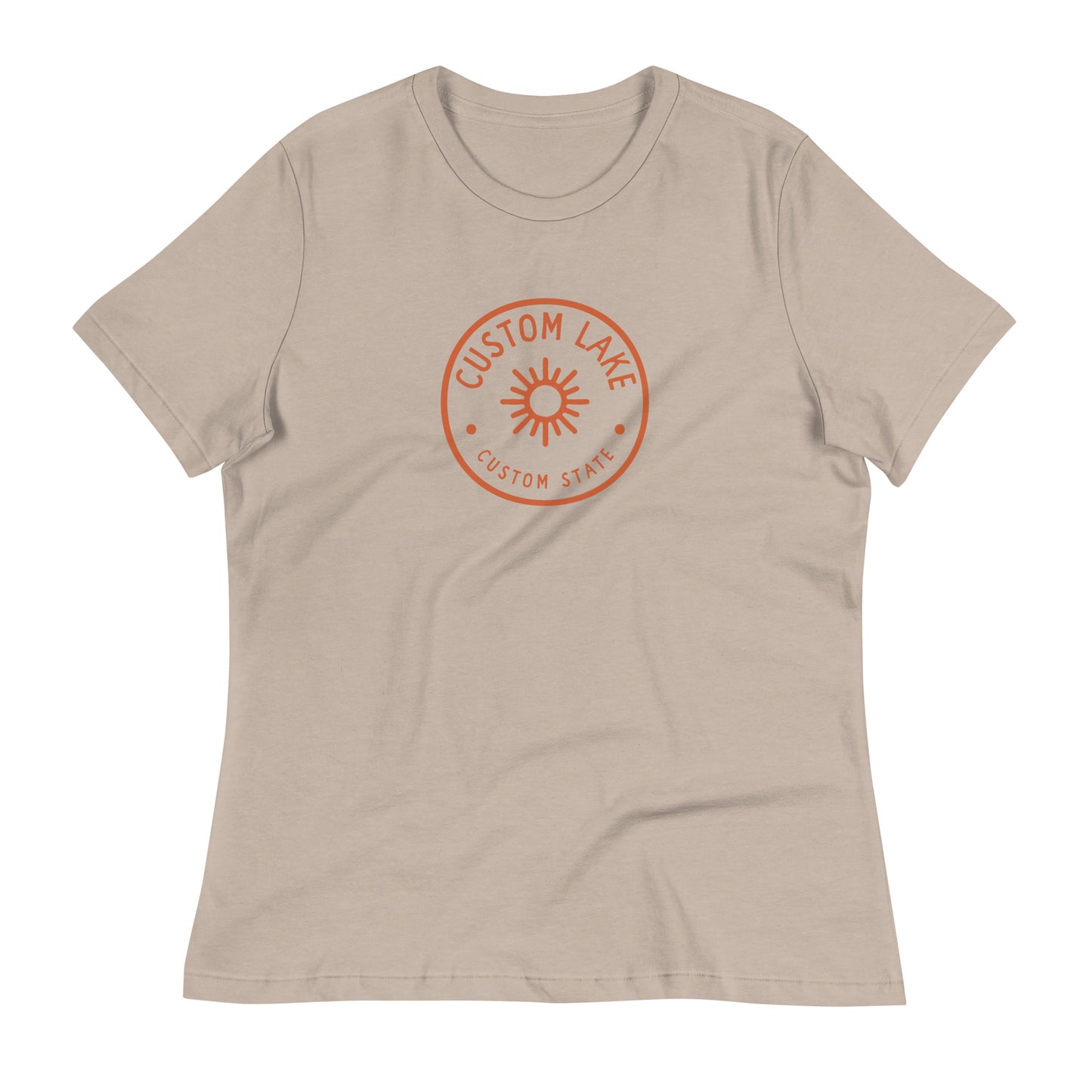 Sunny Logo Custom Lake Women's T-Shirt