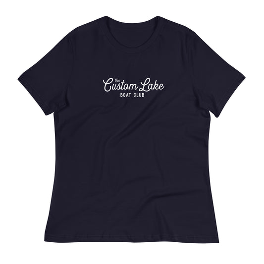 Boat Club Logo Custom Lake Women's T-Shirt