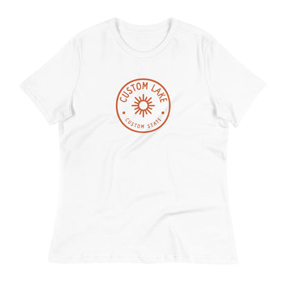 Sunny Logo Custom Lake Women's T-Shirt