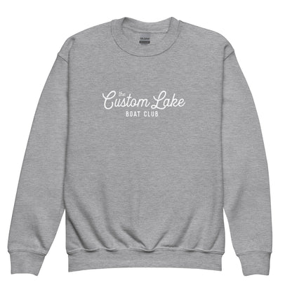 Boat Club Logo Custom Lake Crewneck Sweatshirt Kids