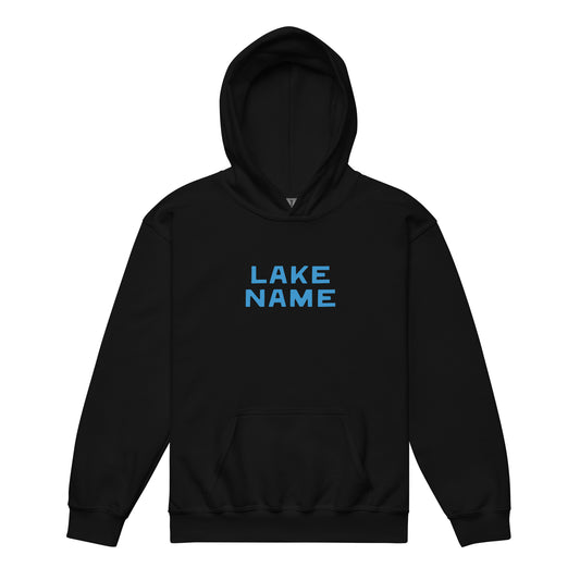 Camp logo Custom Lake Hoodie Kids