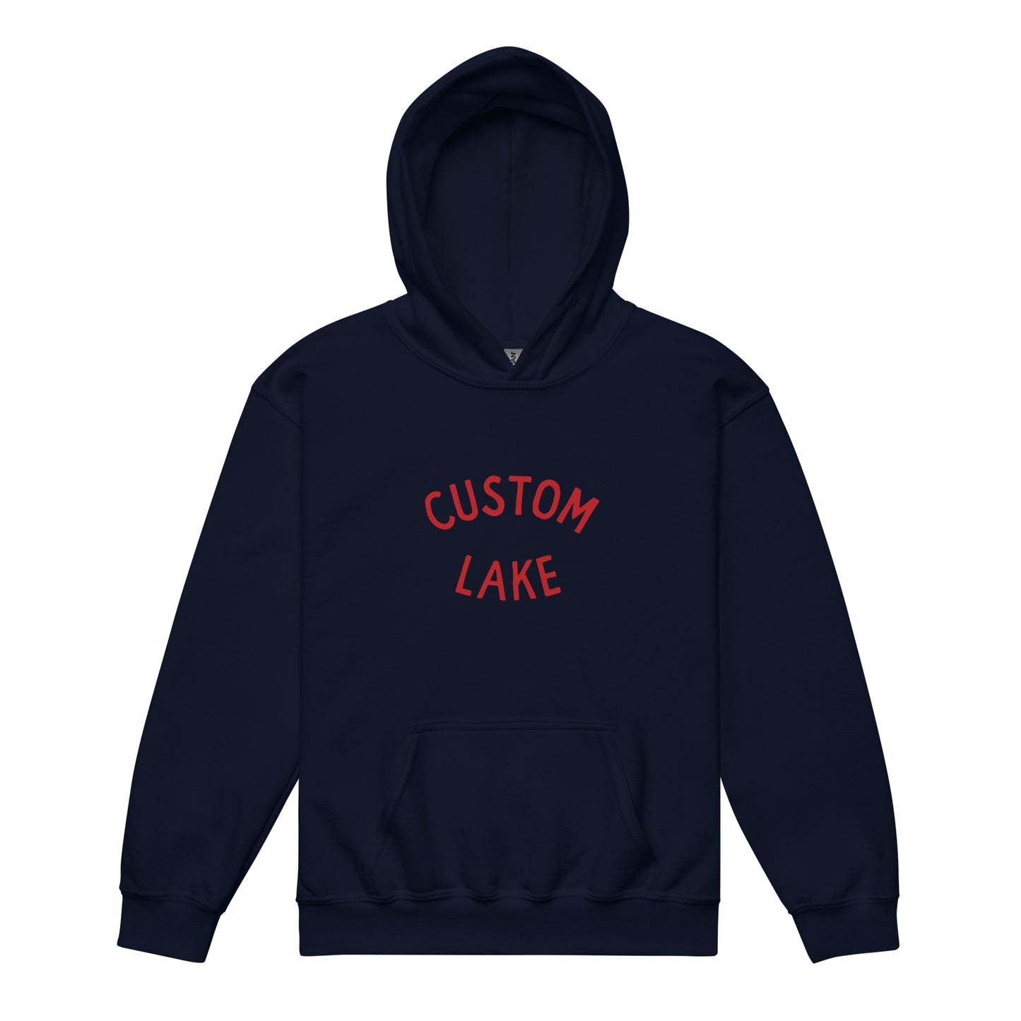 Classic Arch Logo Custom Lake Unisex Hoodie Youth