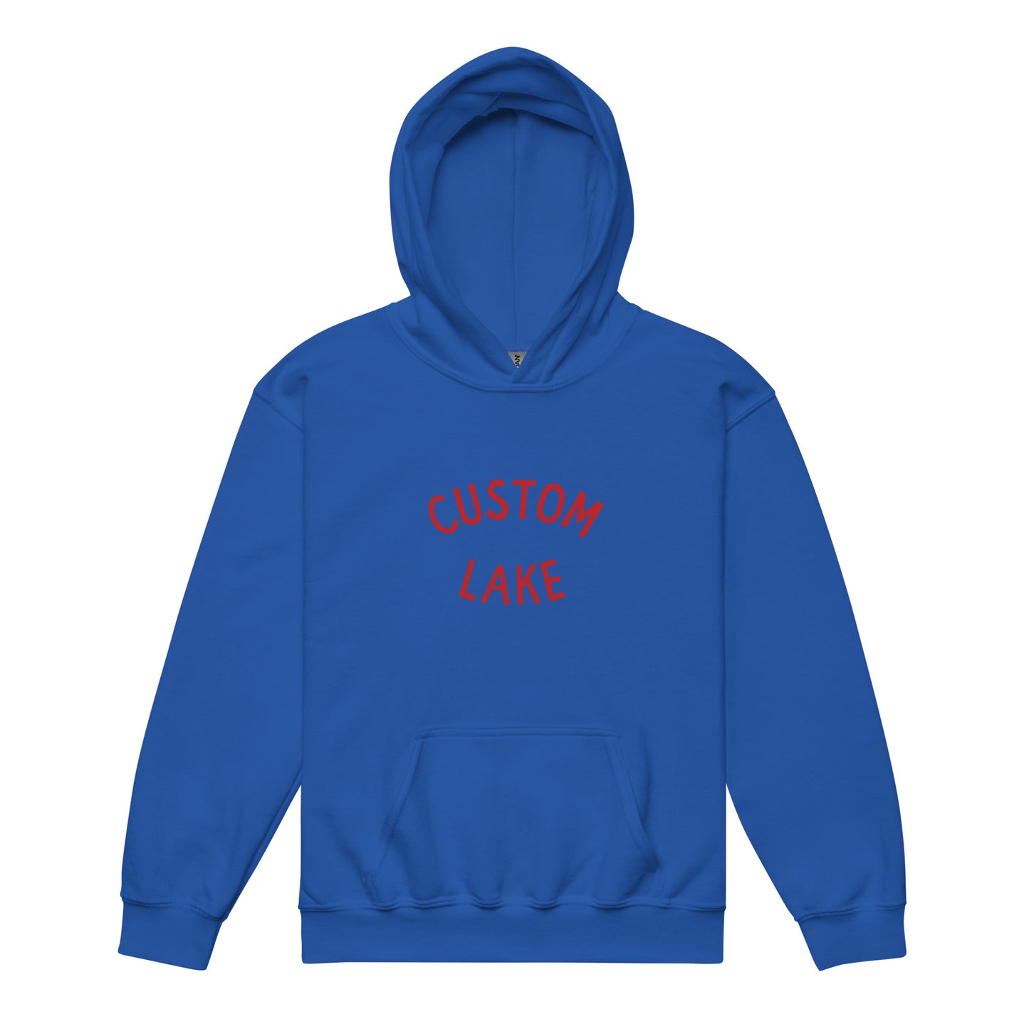 Classic Arch Logo Custom Lake Unisex Hoodie Youth