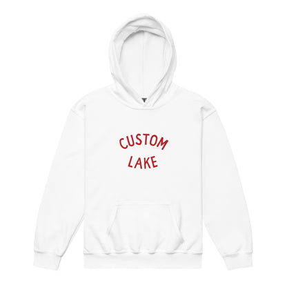 Classic Arch Logo Custom Lake Unisex Hoodie Youth