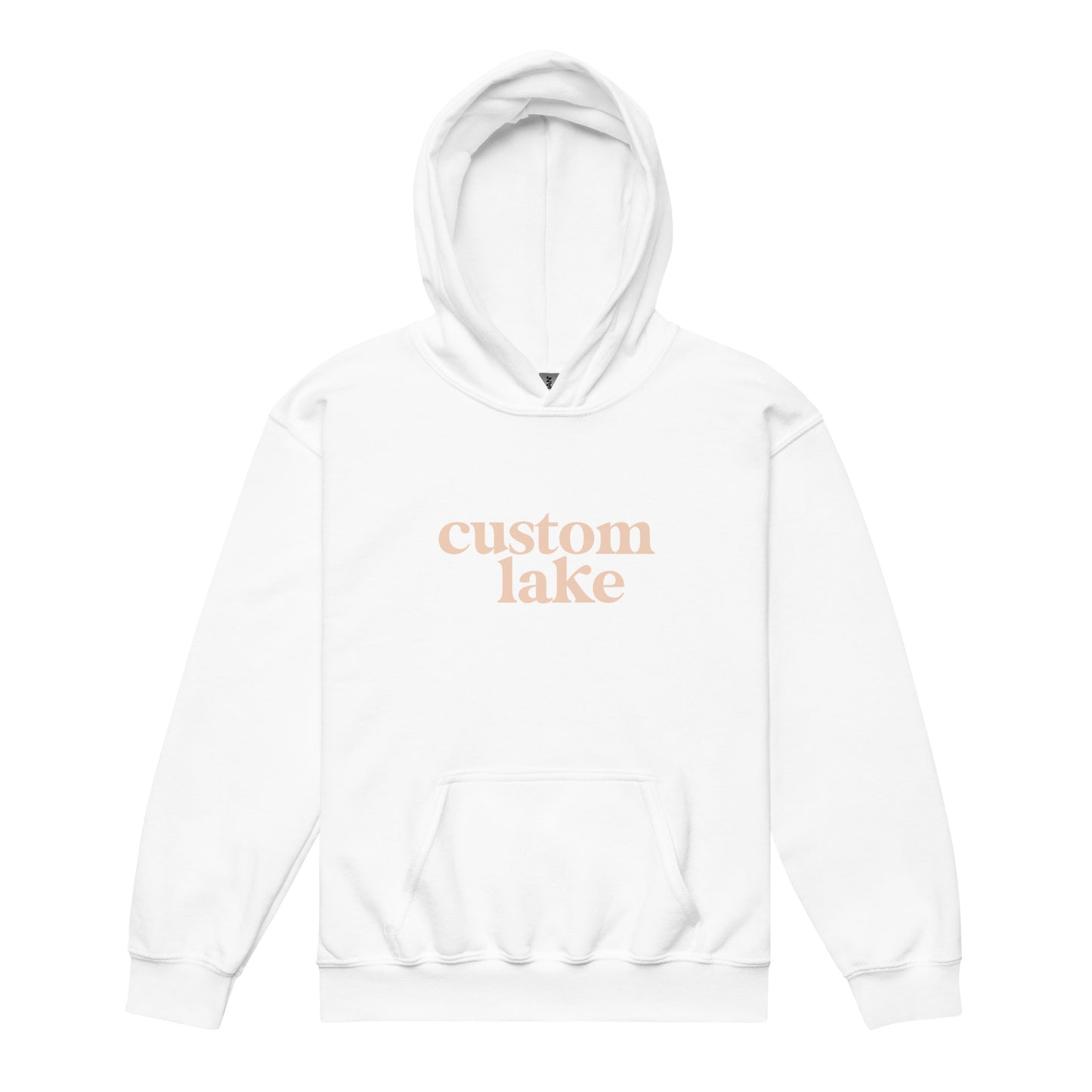 Original Logo Custom Lake Unisex Hoodie Kids